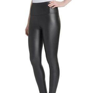 Lysse Black Faux Leather Leggings